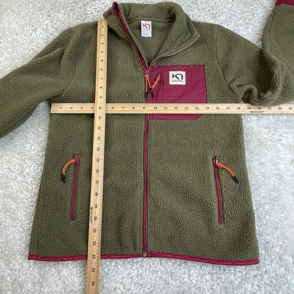 Kari Traa Rothe Fleece Full Zip Jacket Olive green - Picture 8 of 9